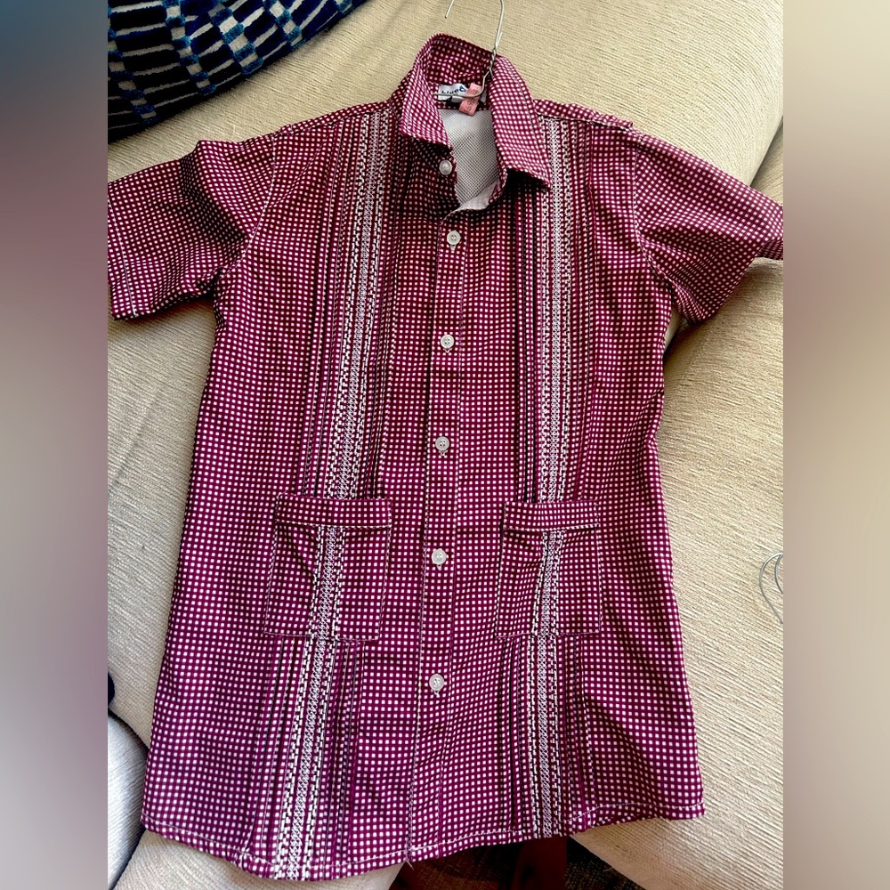 Girls Button Up Dress